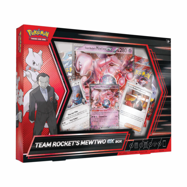 Pokemon TCG SV10 Destined Rivals Team Rocket's Mewtwo EX box