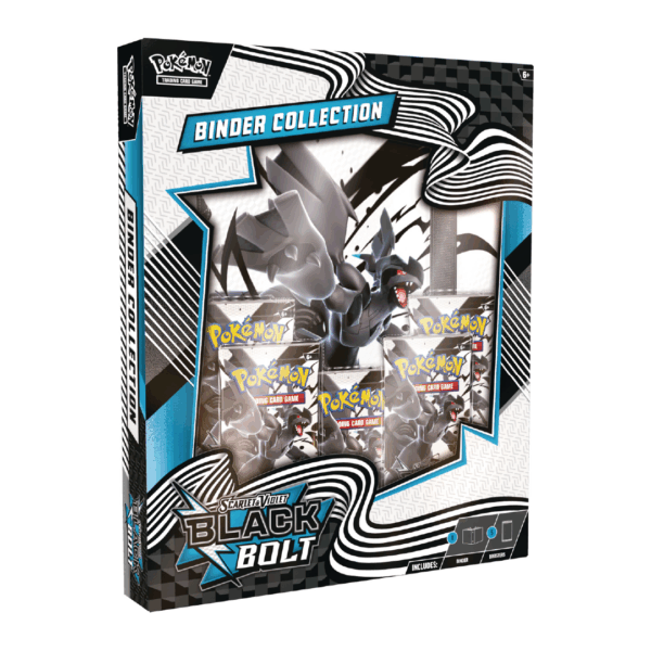 Pokemon TCG Scarlet & Violet 10.5 Black Bolt Binder Box